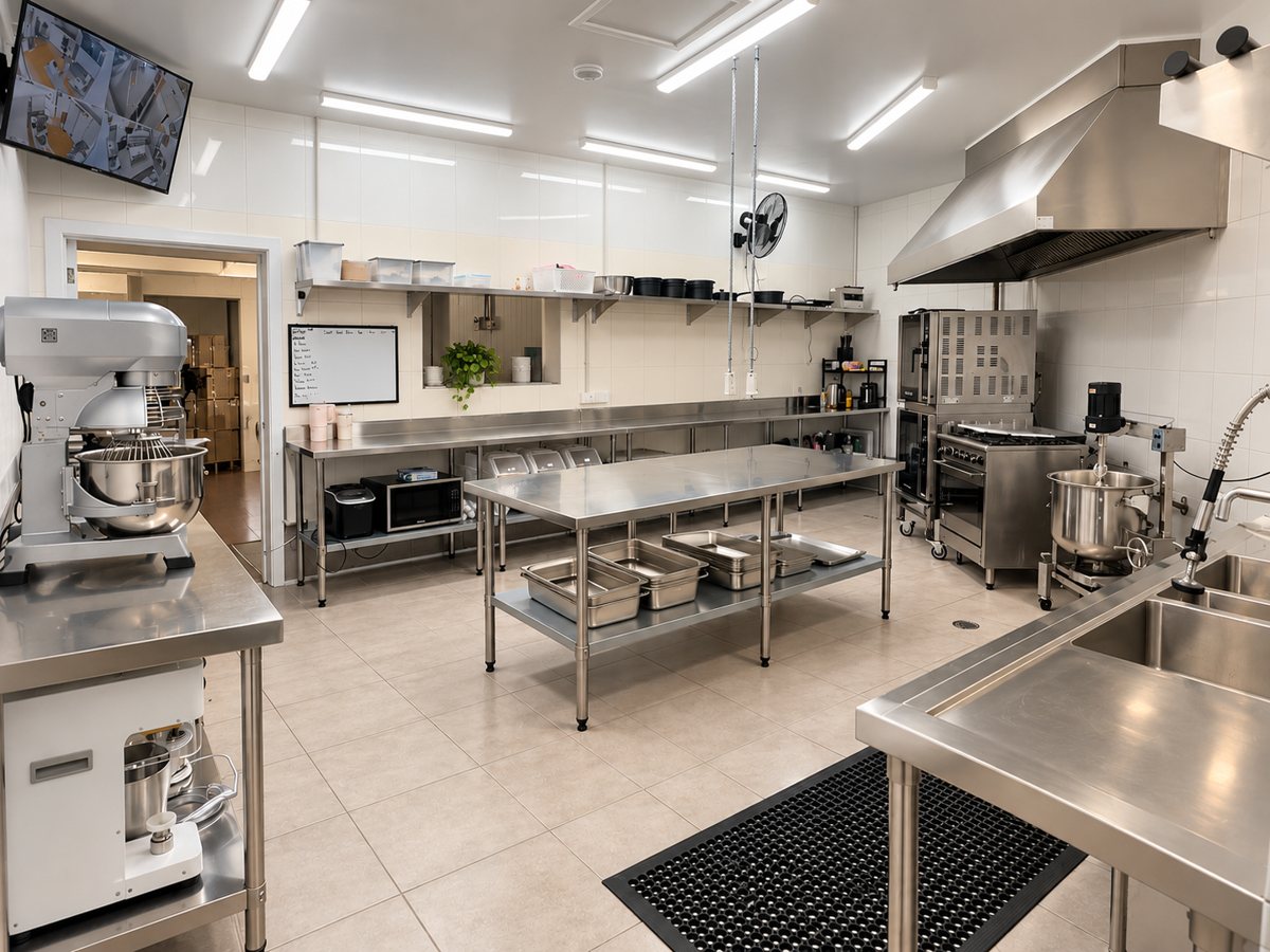 The Heja’s Kitchen commercial production kitchen in Perth